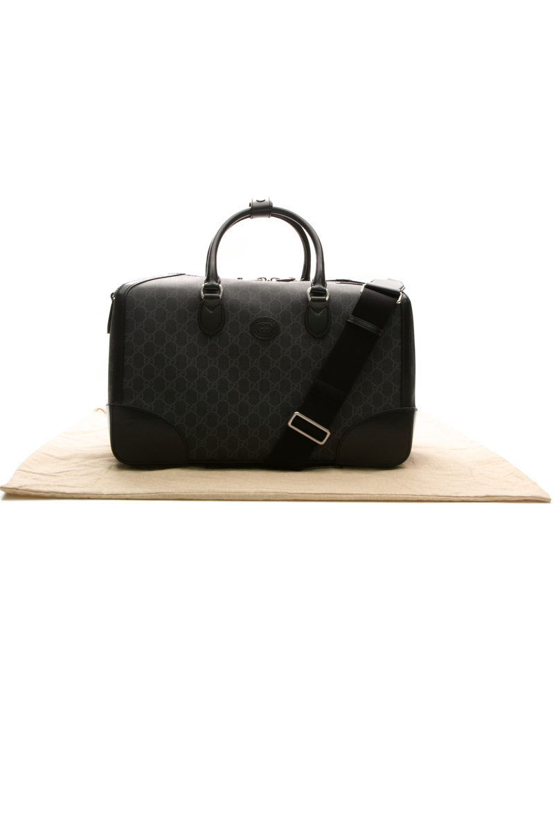 GG Emblem Small Duffle Bag