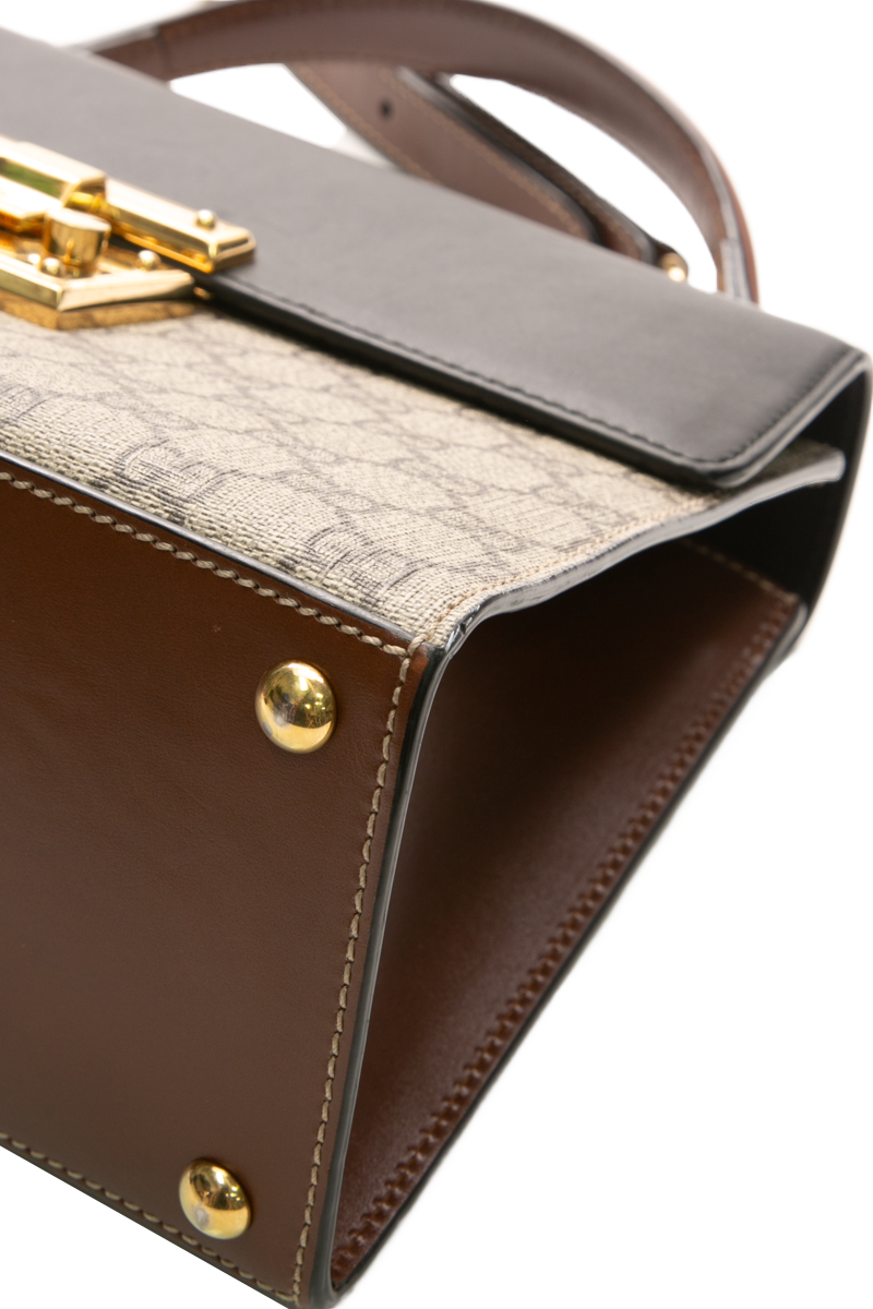 Small Padlock Top Handle Bag