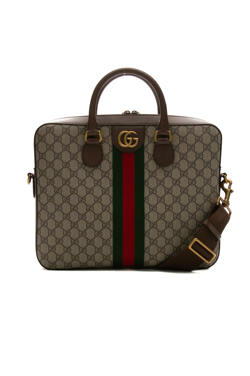 m*u様 GUCCI カバン　ケース Gucci Ophidia GG Supreme Canvas Leather Convertible Woman's