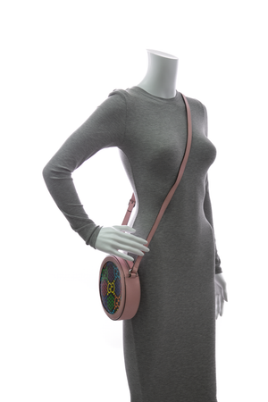 Psychedelic Round Crossbody Bag