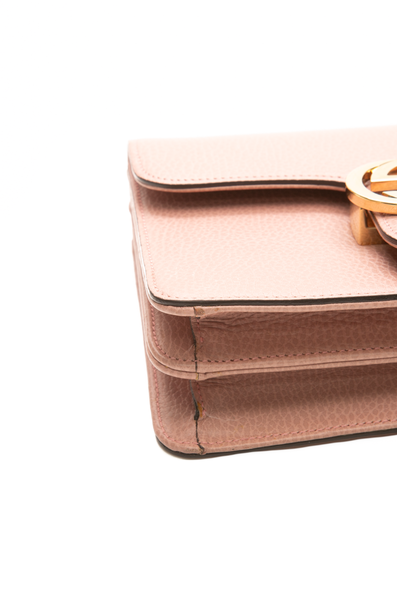 Dollar Interlocking G Small Flap Bag