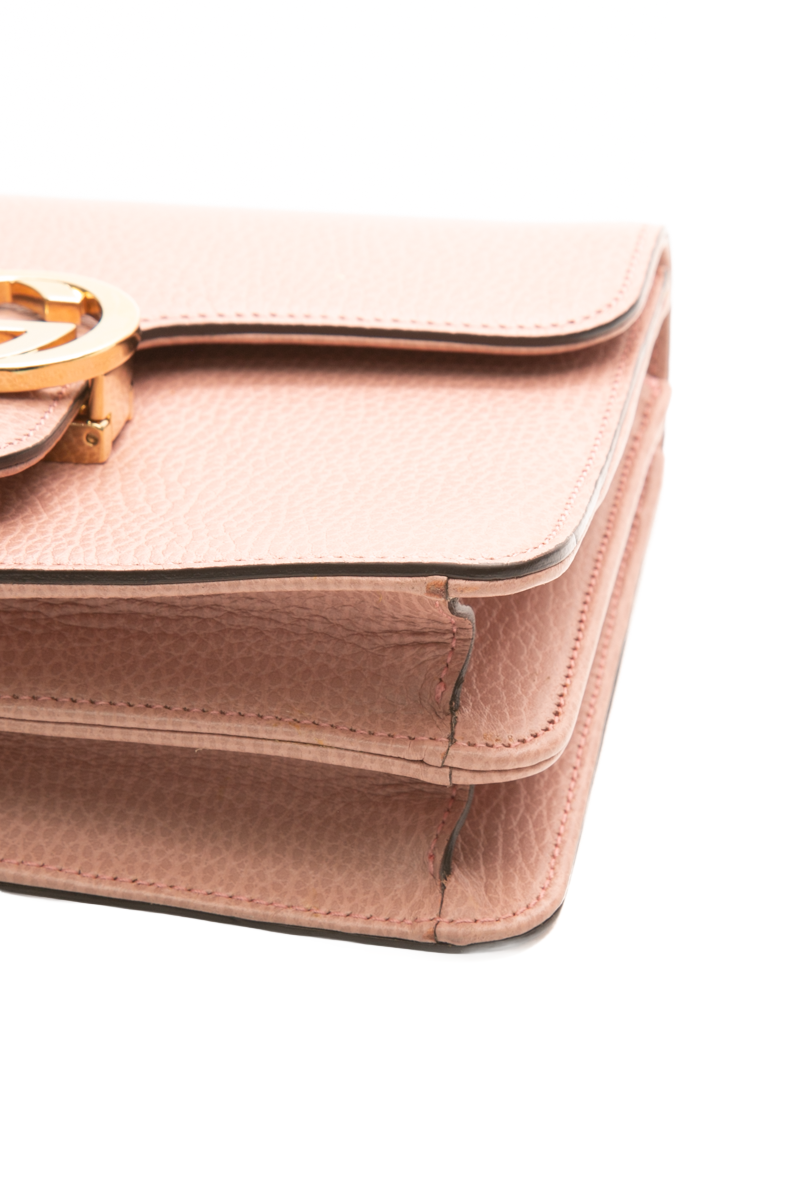 Dollar Interlocking G Small Flap Bag