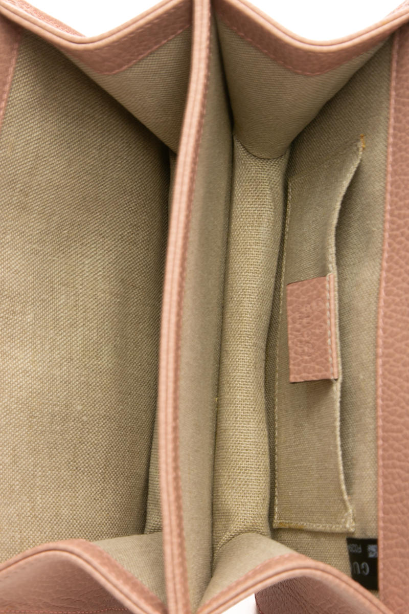 Dollar Interlocking G Small Flap Bag