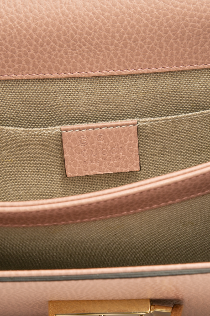 Dollar Interlocking G Small Flap Bag