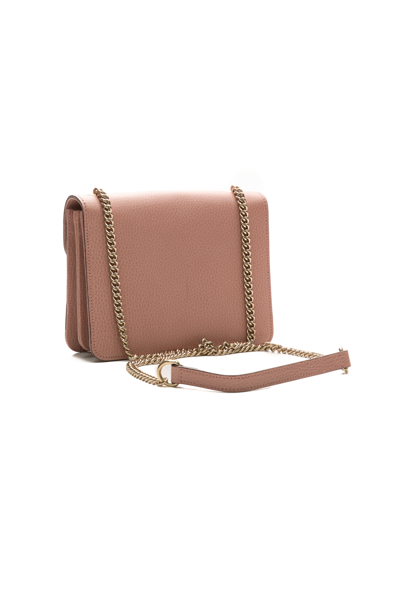 Dollar Interlocking G Small Flap Bag