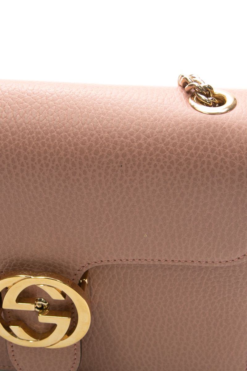 Dollar Interlocking G Small Flap Bag