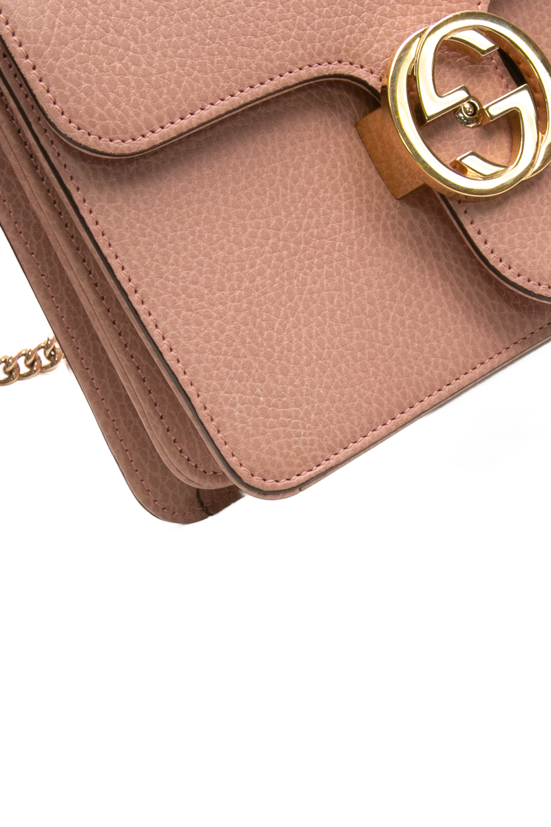 Dollar Interlocking G Small Flap Bag