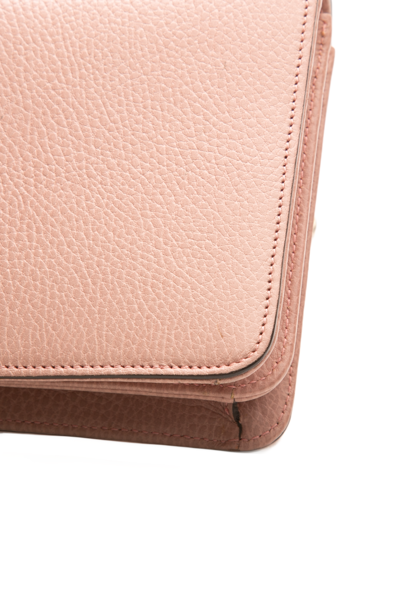 Dollar Interlocking G Small Flap Bag