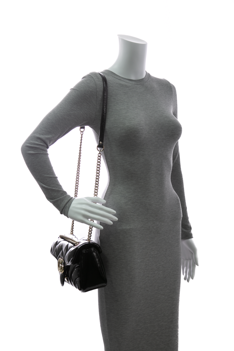 Padded Marmont Flap Bag