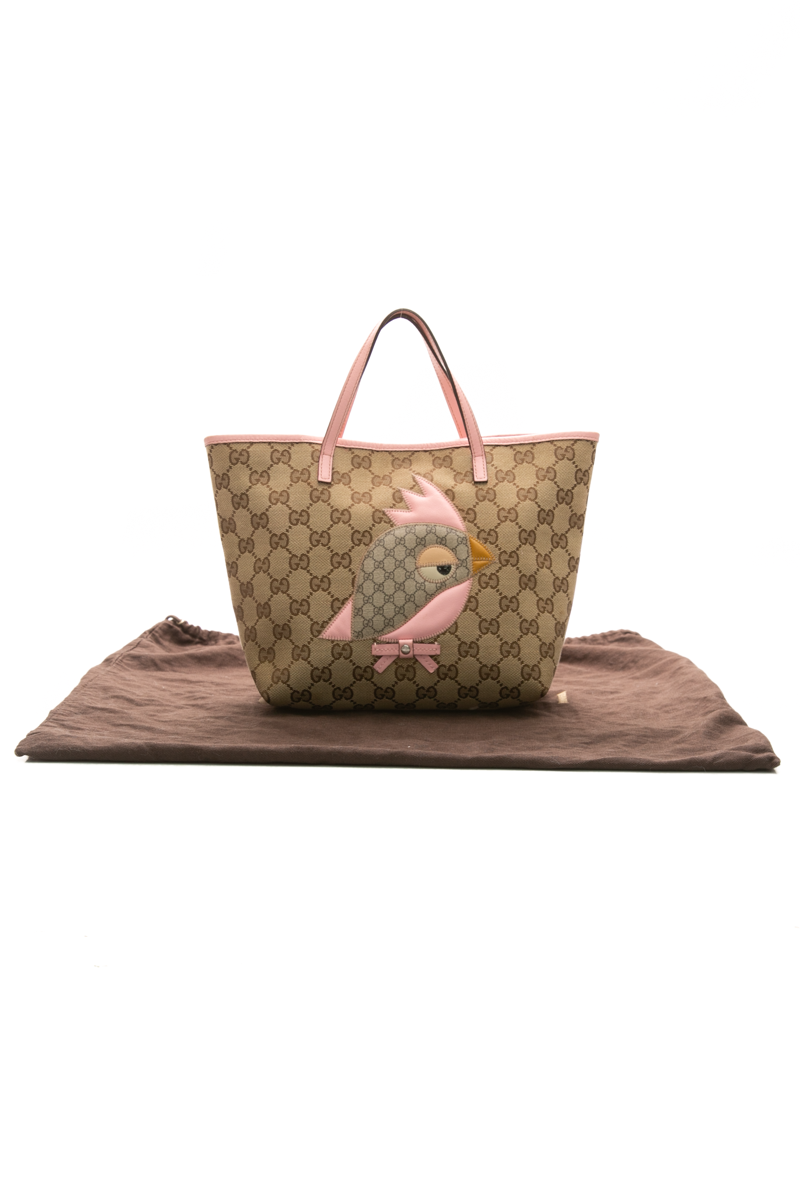 Mini Zoo Parrot Tote Bag
