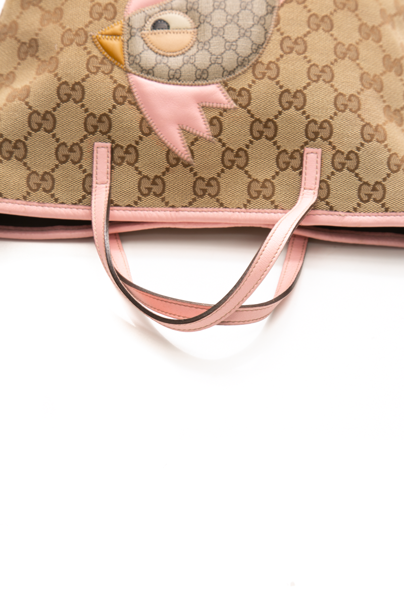 Mini Zoo Parrot Tote Bag