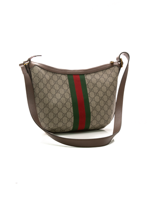 Small Ophidia Half Moon Hobo Bag