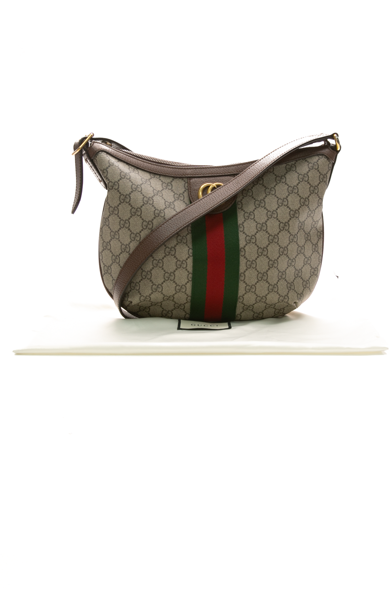 Small Ophidia Half Moon Hobo Bag