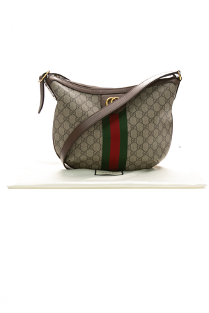 Small Ophidia Half Moon Hobo Bag