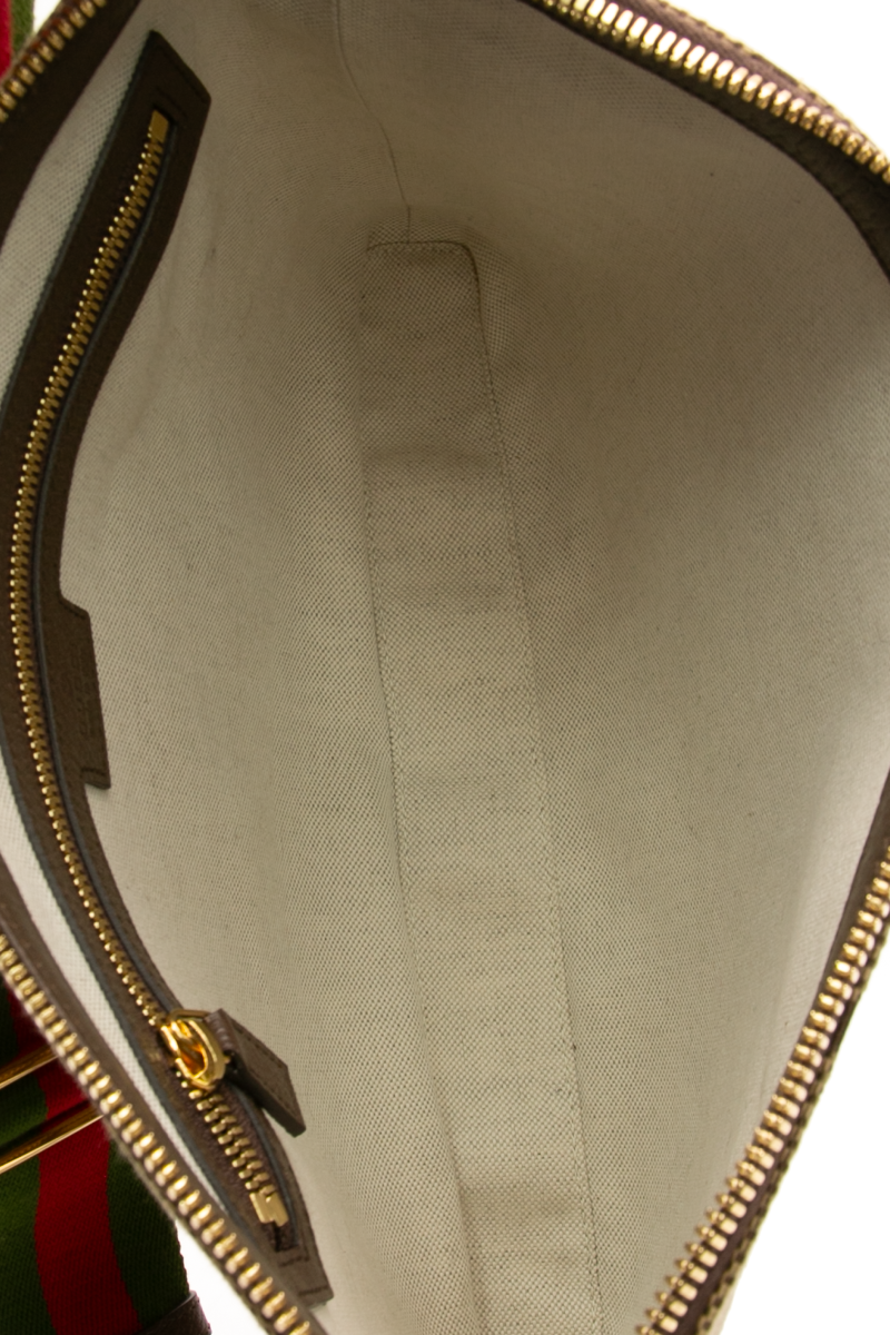 GG Jumbo Web Wristlet Messenger Bag