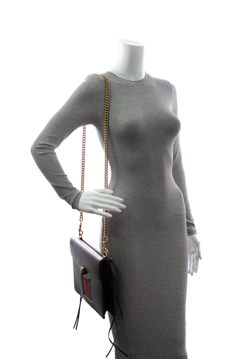 Animalier Web Chain Shoulder Bag