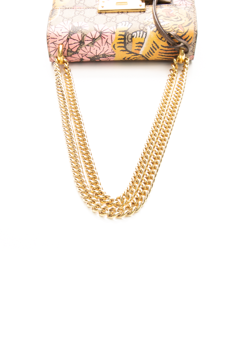 Bengal Print GG Small Padlock Shoulder Bag