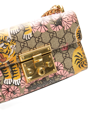 Bengal Print GG Small Padlock Shoulder Bag