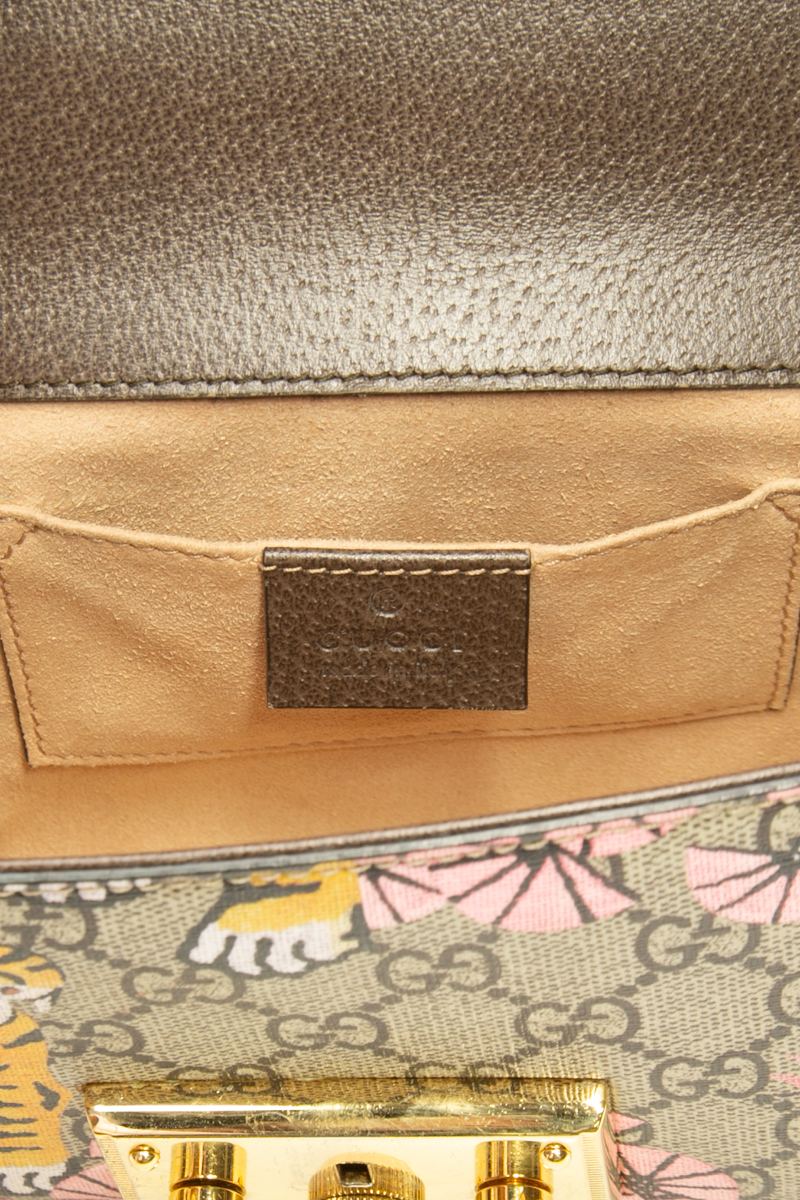 Bengal Print GG Small Padlock Shoulder Bag