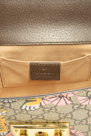 Bengal Print GG Small Padlock Shoulder Bag