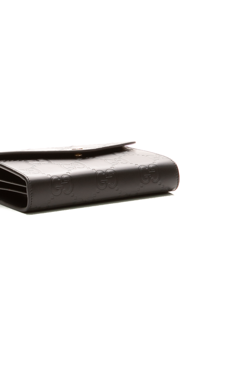 GG Debossed Chain Wallet