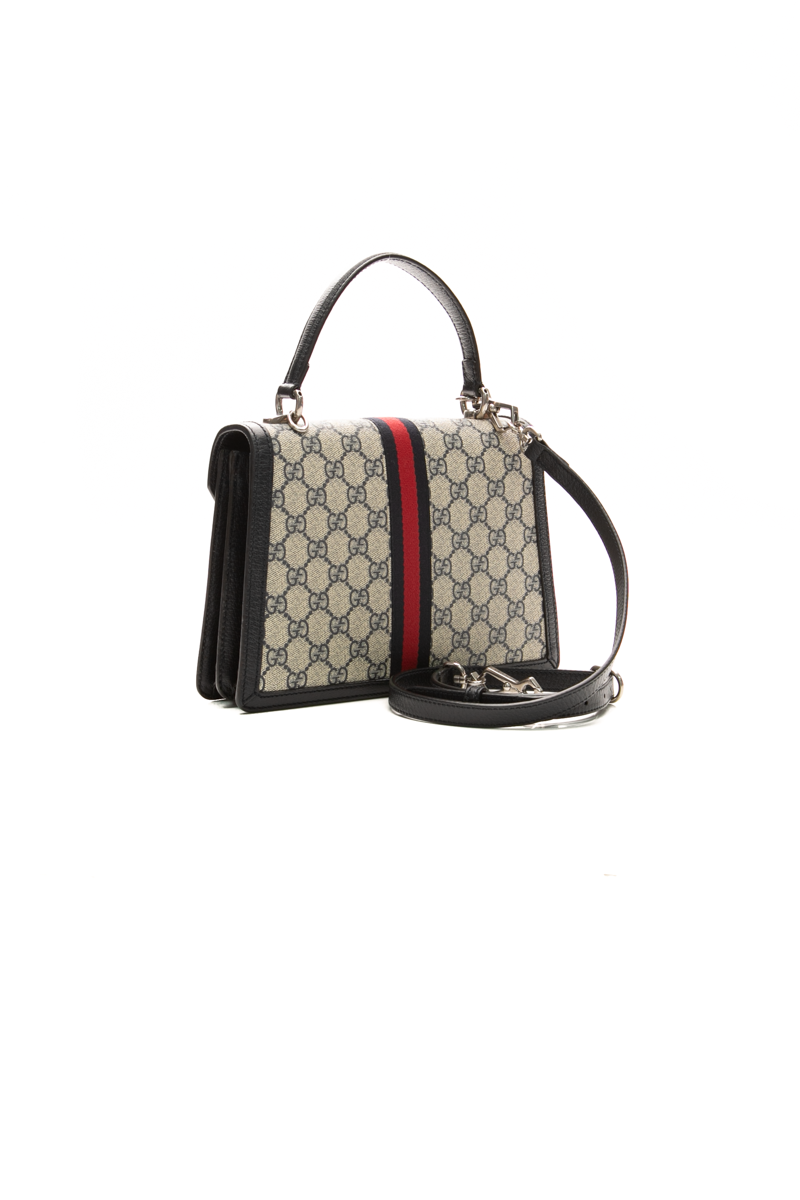 Medium Ophidia Top Handle Bag