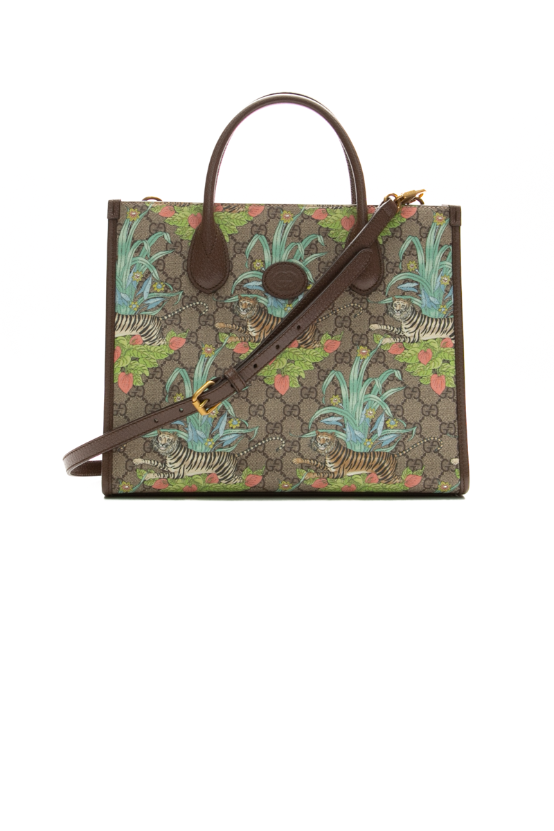 Gucci-Tiger-Print-Small-Tote-299486