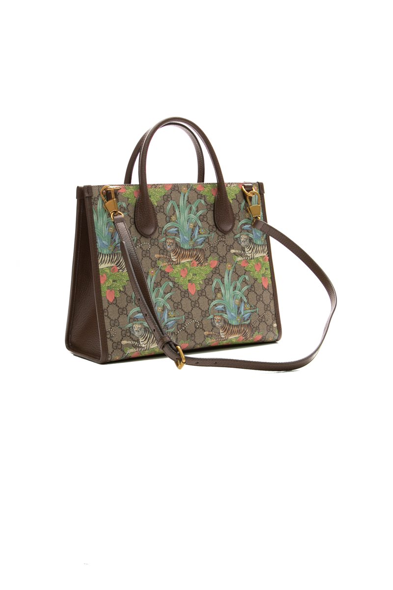 Tiger Print Small Tote