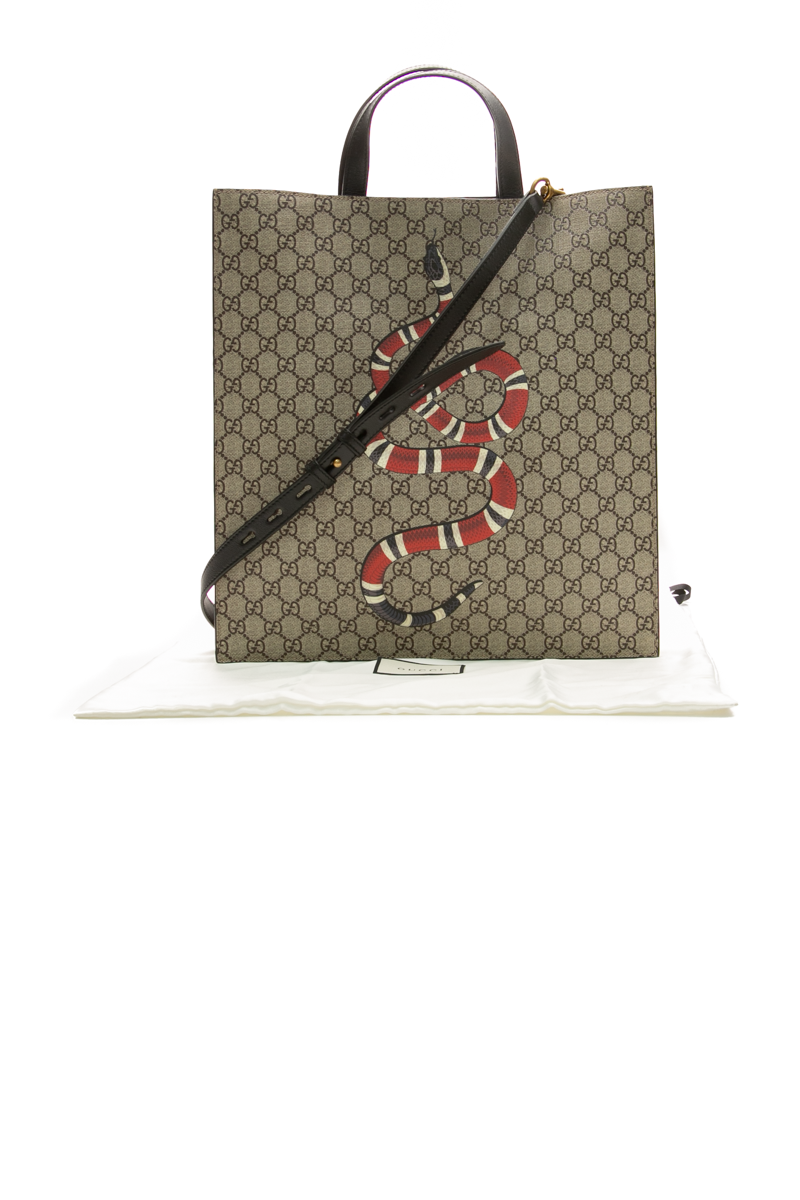 Kingsnake Vertical Tote Bag