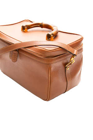 Vintage Bamboo Vanity Case