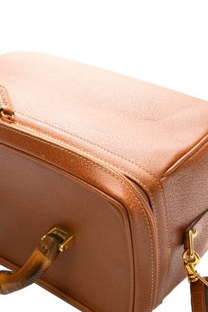 Vintage Bamboo Vanity Case