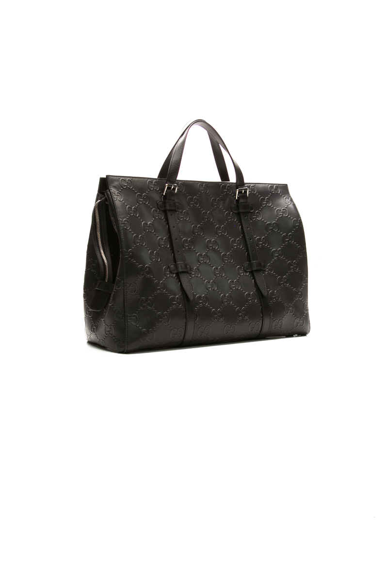 GG Embossed Large Tote Bag