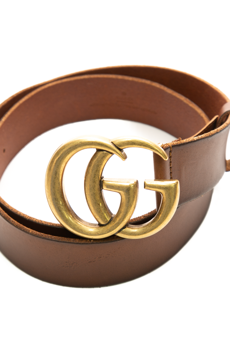 Gucci Marmont Wide Belt - Size 36 - Couture USA