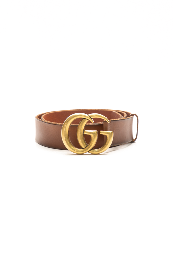 Gucci Marmont Wide Belt - Size 36 - Couture USA