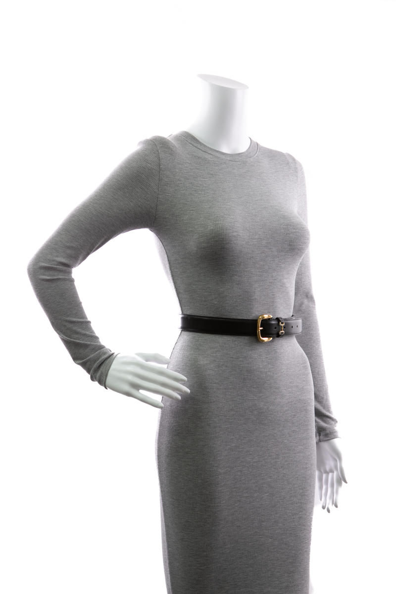 Crystal Horsebit Belt - Size 30