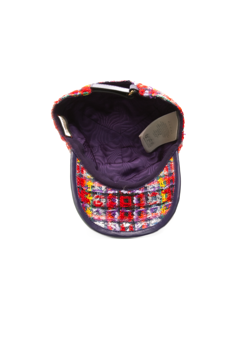 Tweed Baseball Cap - Size Large