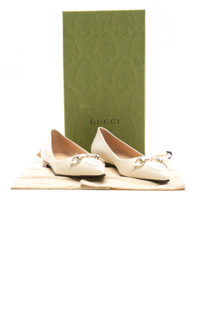 Erin Horsebit Ballet Flats - Size 37.5