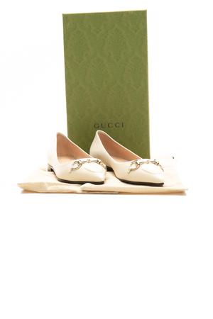 Erin Horsebit Ballet Flats - Size 37.5