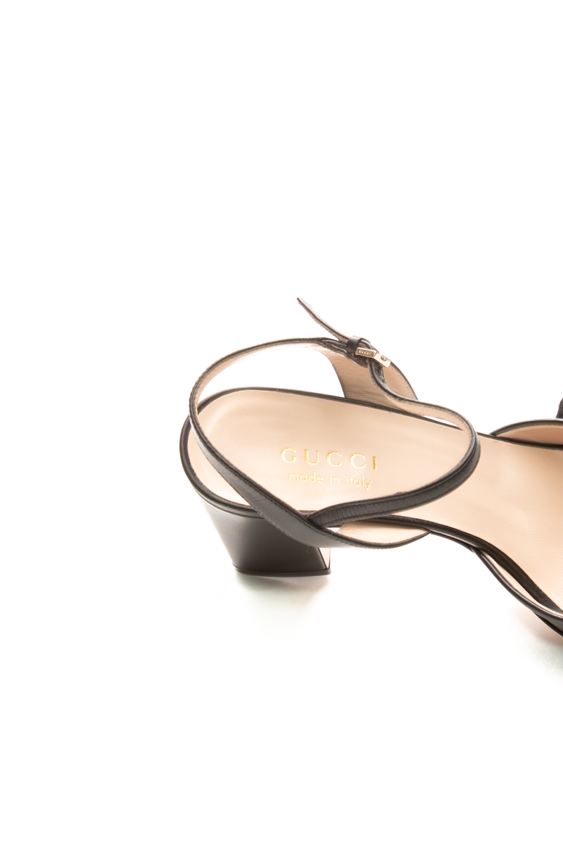 Horsebit Heeled Sandals - 36.5