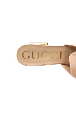 Horsebit Slide Sandals - Size 39