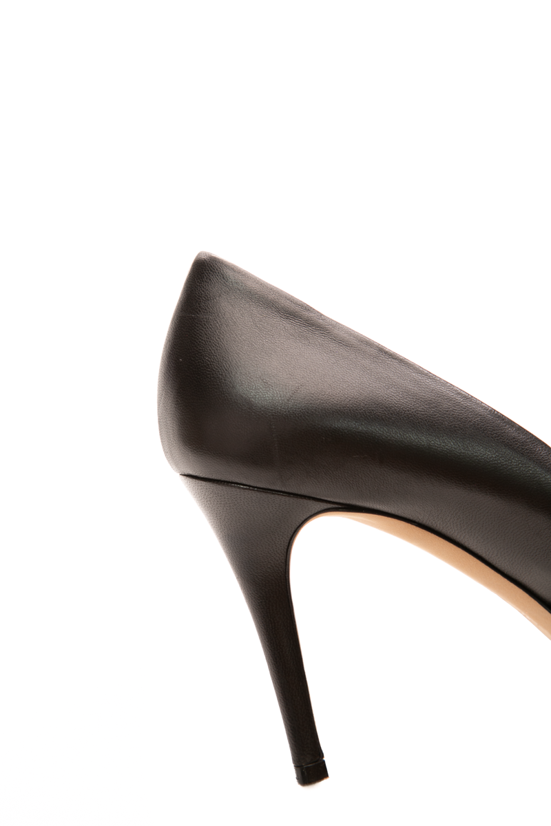 Horsebit Open-Toe Pumps - Size 38