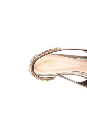 Signoria Pointed Toe Slingback Pumps - Size 38