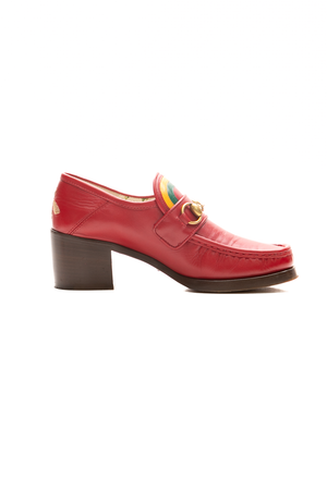 Horsebit Loafer Pumps - Size 36.5