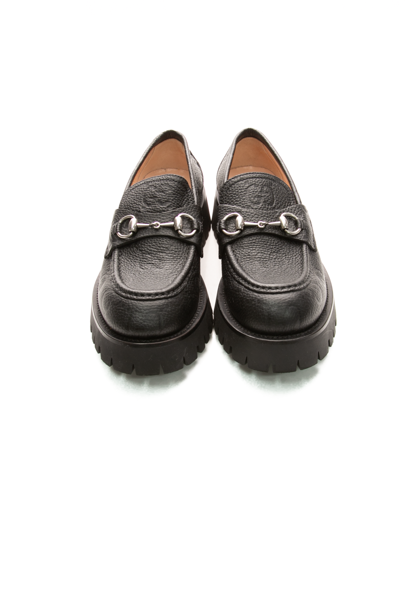 Horsebit Platform Loafers - Size 40