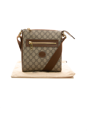 GG Interlocking Retro Messenger Bag