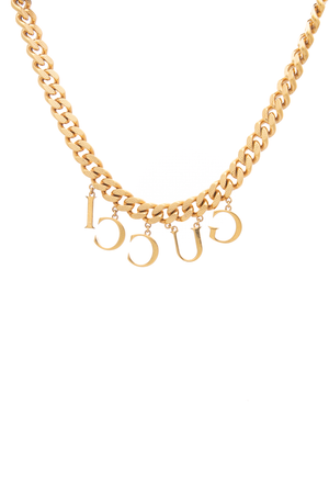 Script Choker Necklace