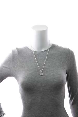 Hexagon Trademark Necklace