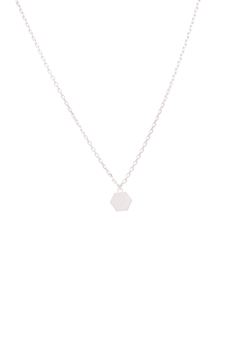 Hexagon Trademark Necklace