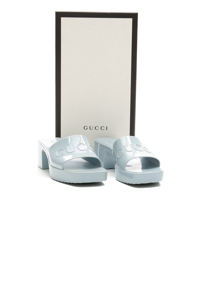 Rubber Slide Sandals - Size 36