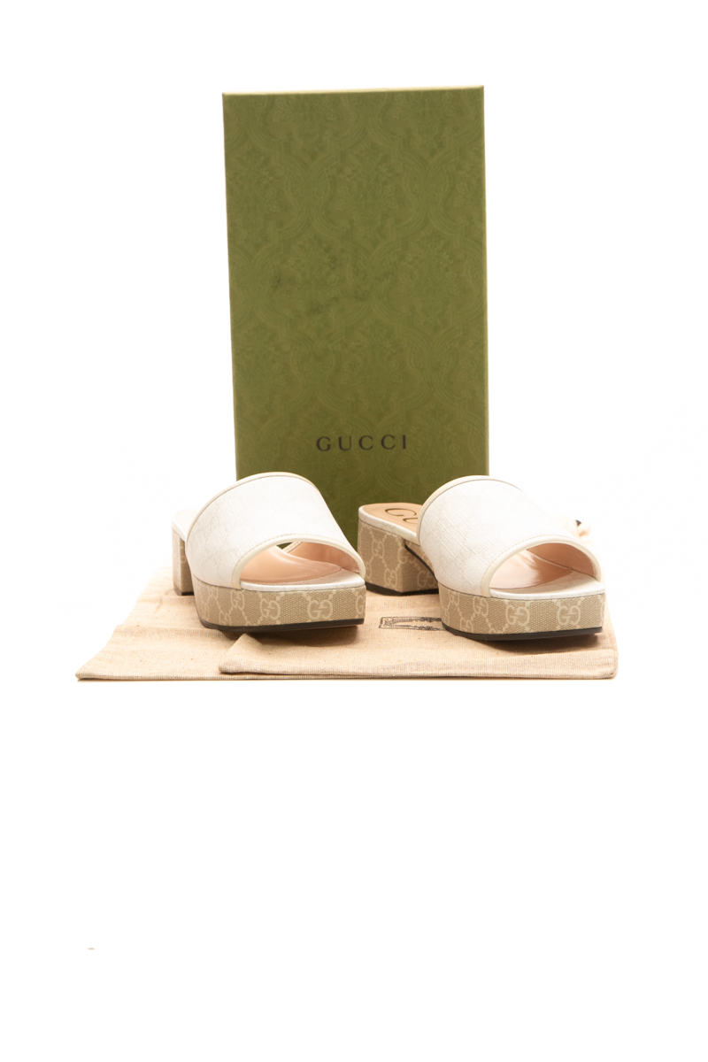 Malaga Kid Platform Mule Sandals - Size 38.5